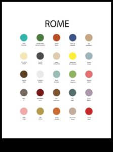 ألوان كايليان: اللوحة الفنية لتلة كايليان في روما