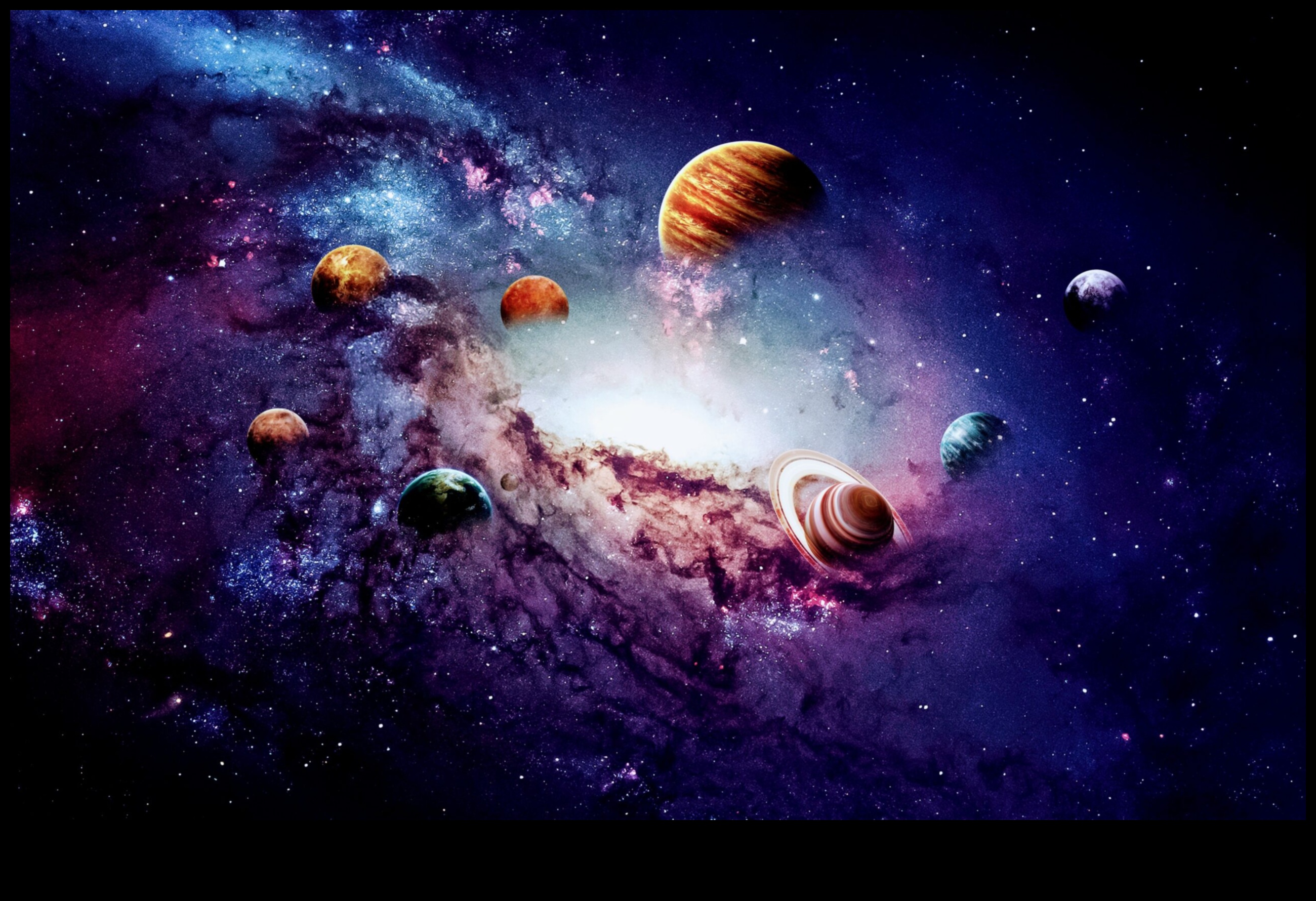 موكب الكواكب: عرض مذهل في سماء الليل 3 موكب الكواكب: موكب ملون عبر الكرة السماوية