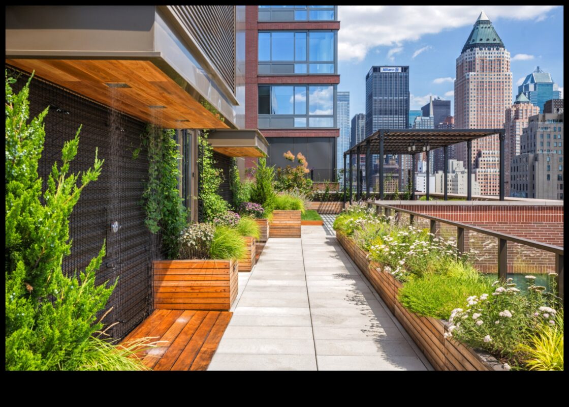 تصميم حضري راقي: ملاذ على السطح في الغابة الخرسانية