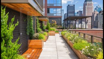 تصميم حضري راقي: ملاذ على السطح في الغابة الخرسانية