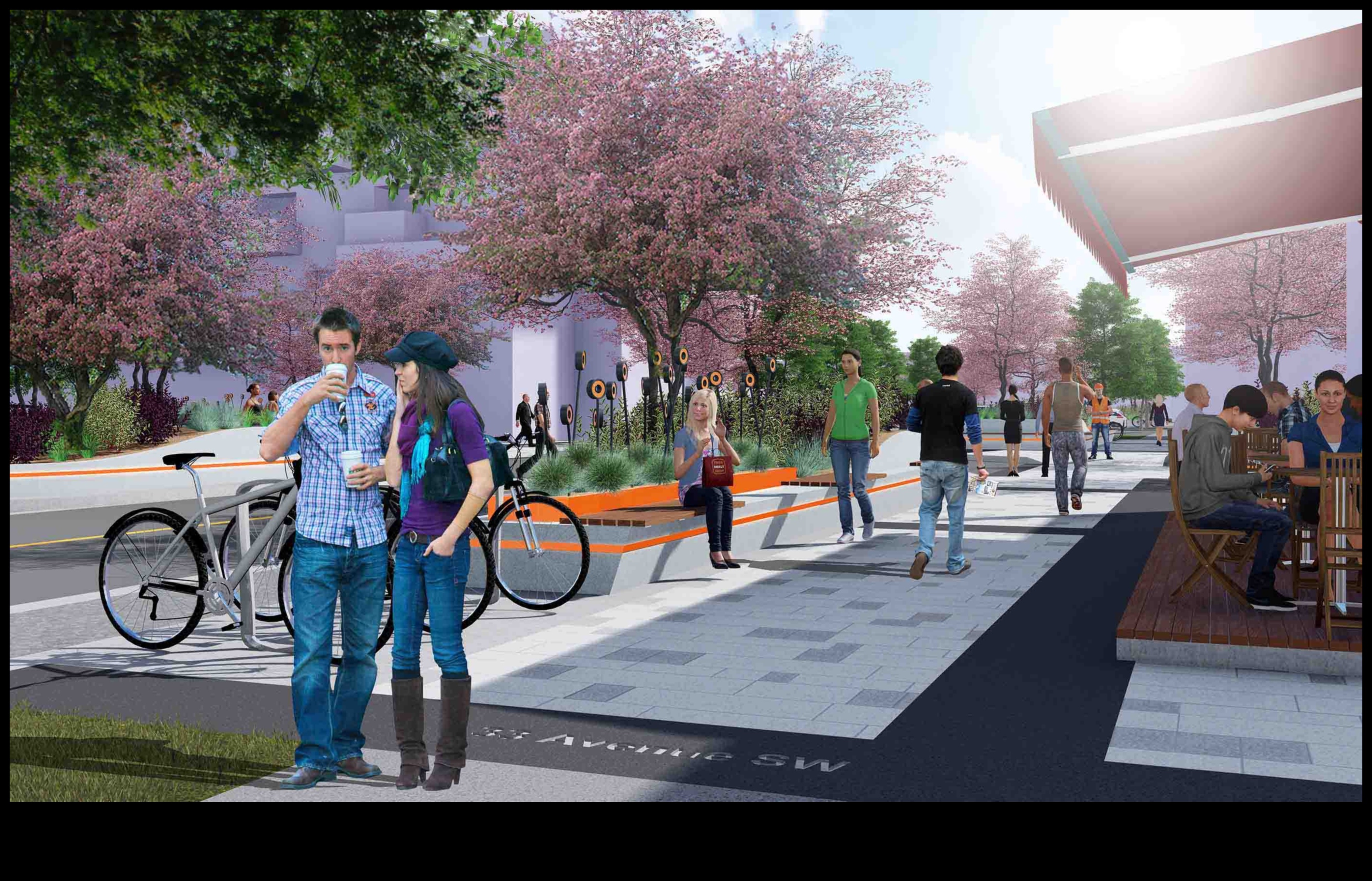 مناظر الشوارع في الحركة: نبض القلب الديناميكي للمدن