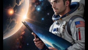 رواد النجوم: التنقل في الكون الشاسع باستخدام مركبة فضائية متقدمة