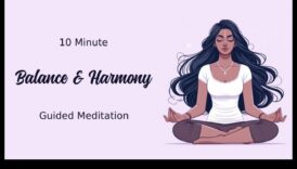 ملاذ الانسجام: رعاية التوازن الداخلي مع التأمل الموجه