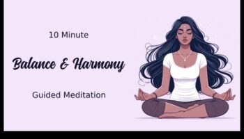 ملاذ الانسجام: رعاية التوازن الداخلي مع التأمل الموجه